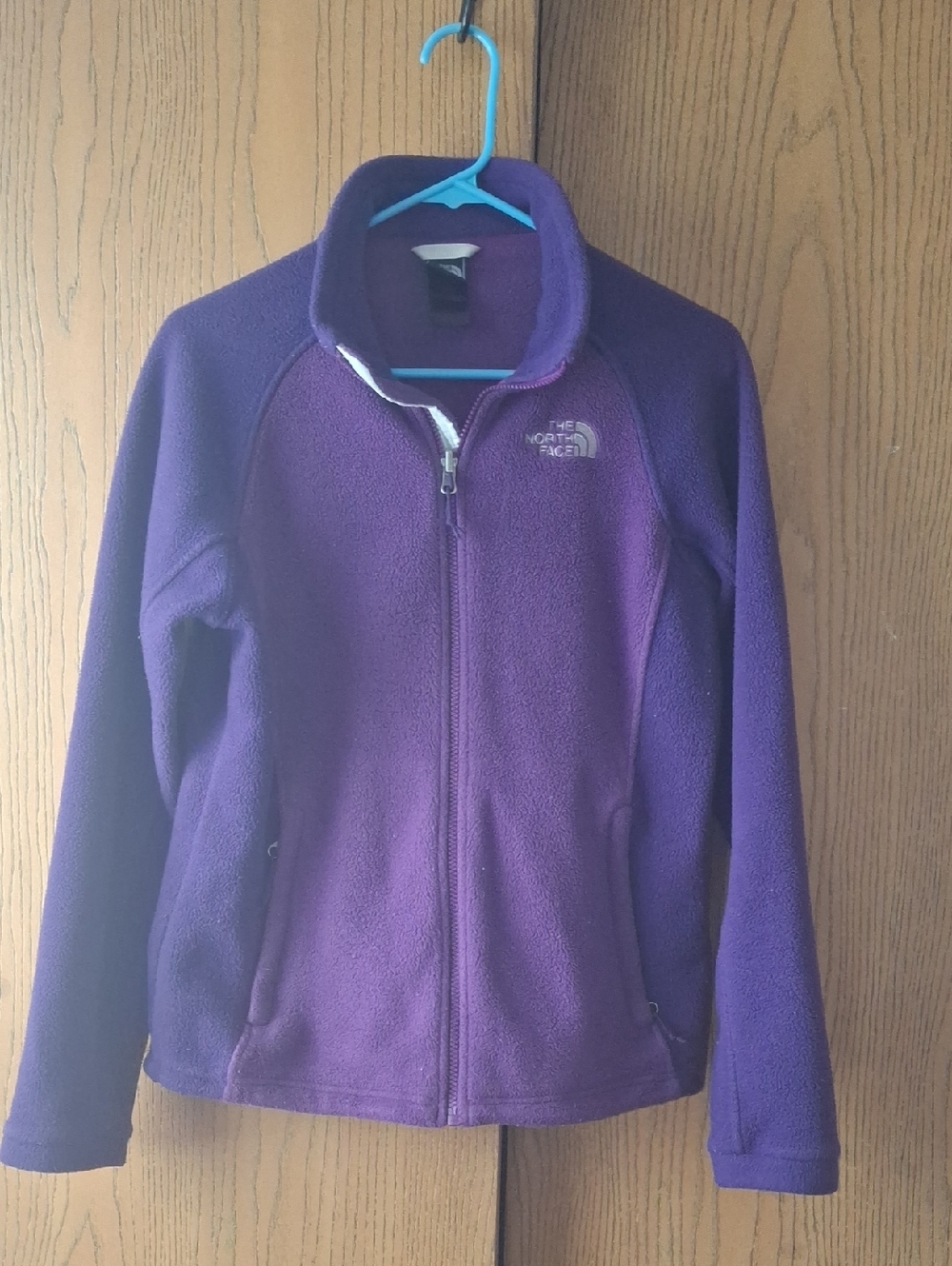 The North Face Purple Full-Zip Fleece Jacket